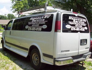 Contact Hancock RV Service - 110 East Pearl St. Mentone, IN. 46539 (574) 353-1355