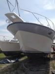 finished-bow-of-restored-fiberglass-boat-repairs