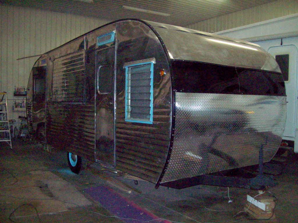 newly remodeled 56 yellowstone vintage trailer